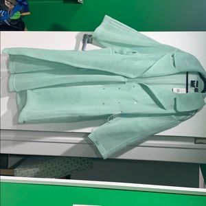 Ivy Park Mint green oversized mesh jacket runs big